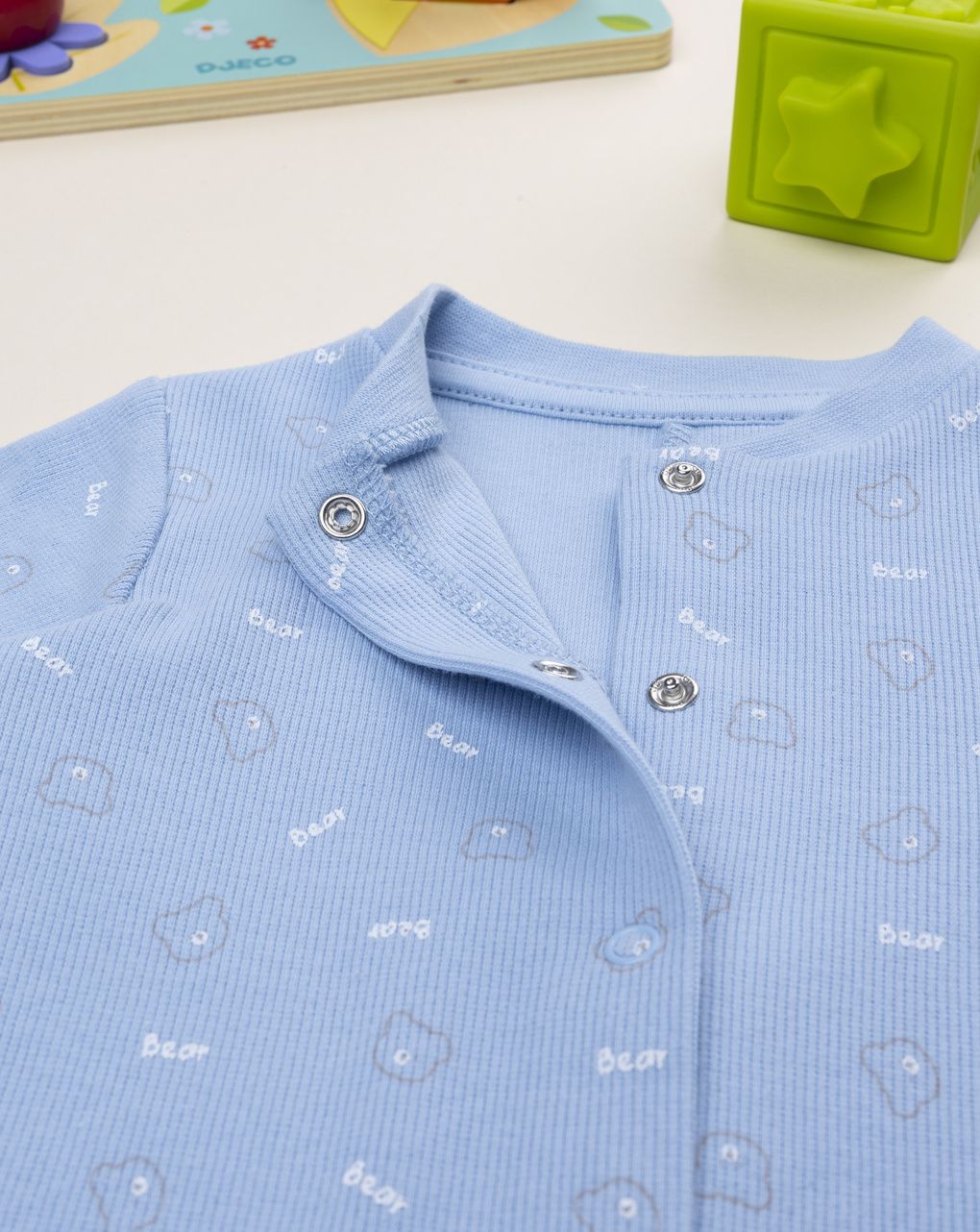 Tutina bimbo azzurro orsetti allover