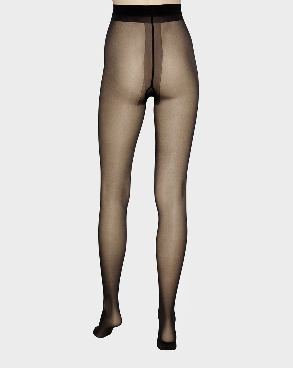 Collant multifibra 20 denari nero