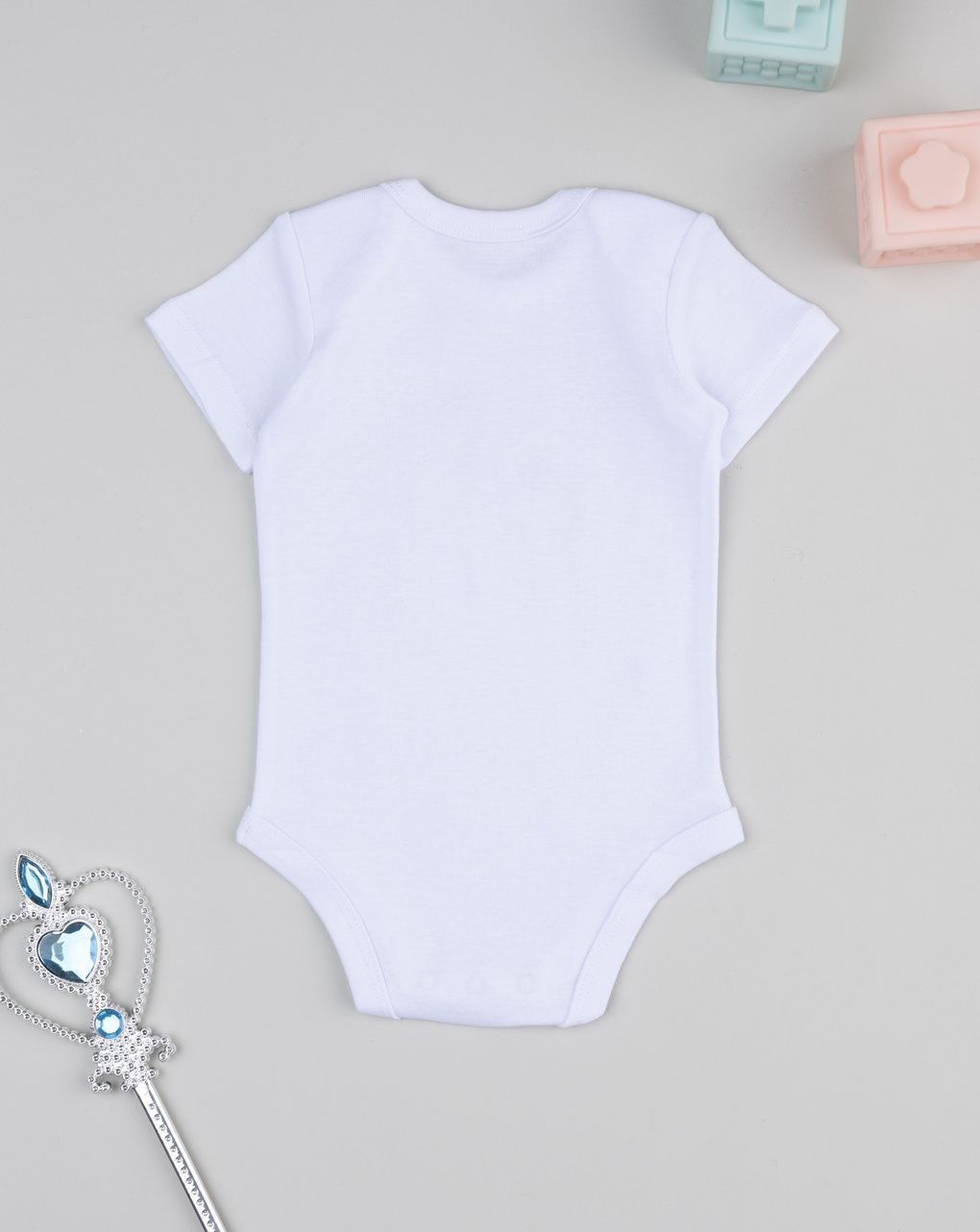 Body costina bimba bianco unicorni