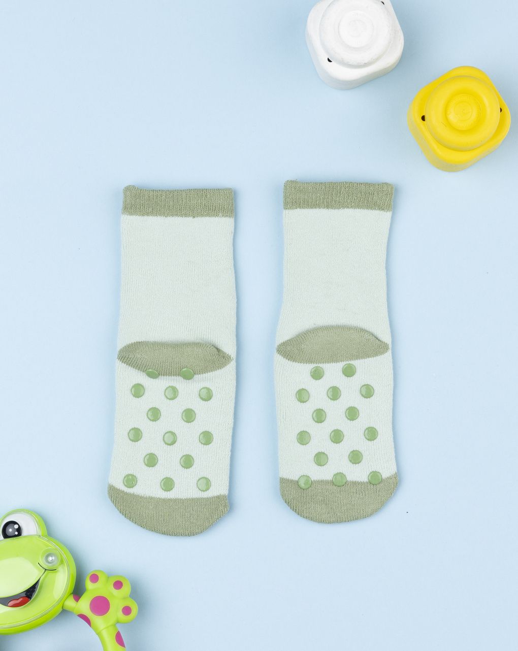 Antiscivolo bimbo verde dino