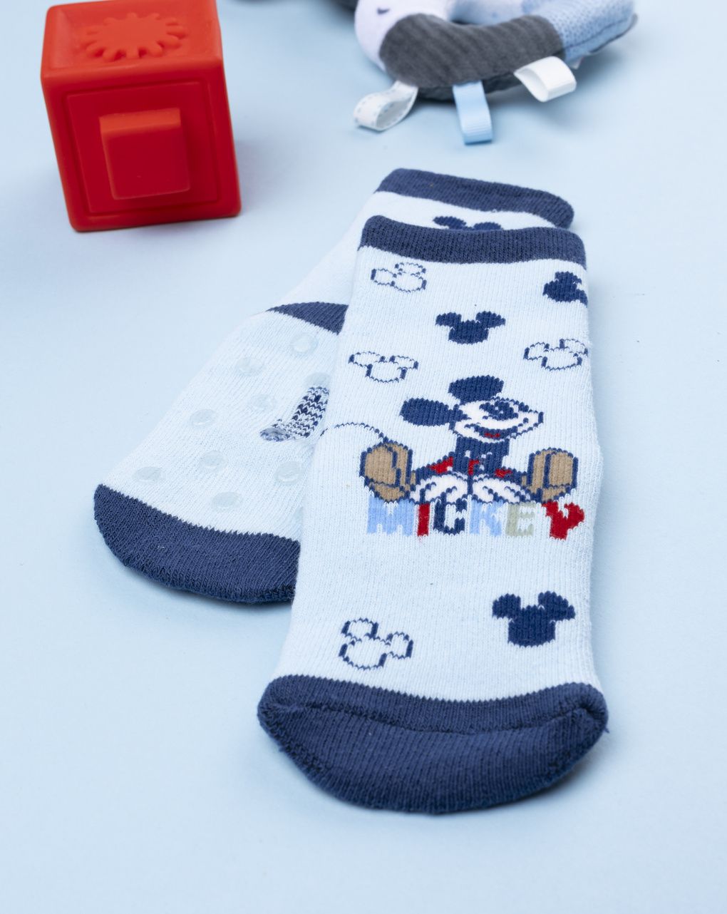 Antiscivolo bimbo blu/azzurro disney topolino