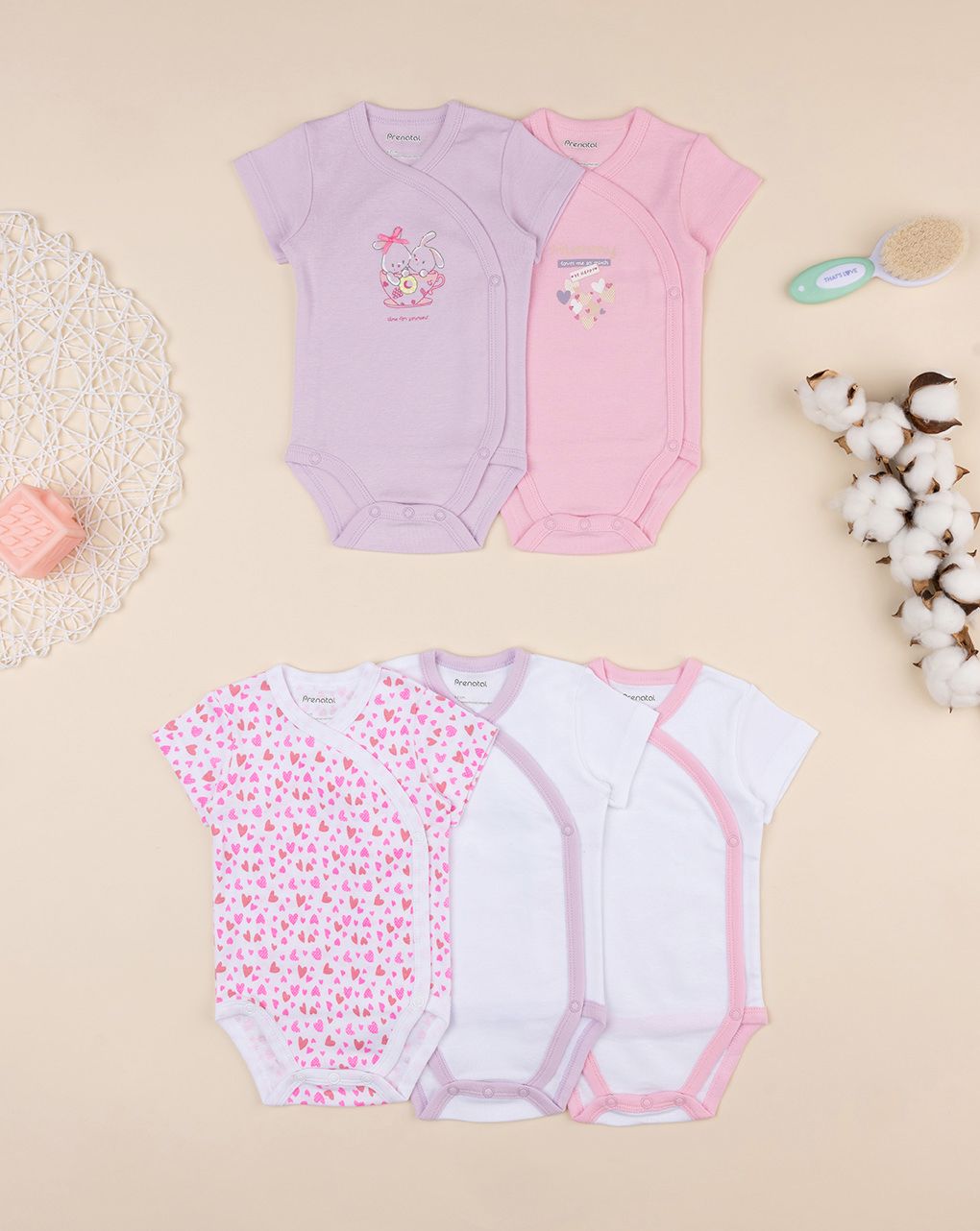 Pack 5 body bimba incrociati