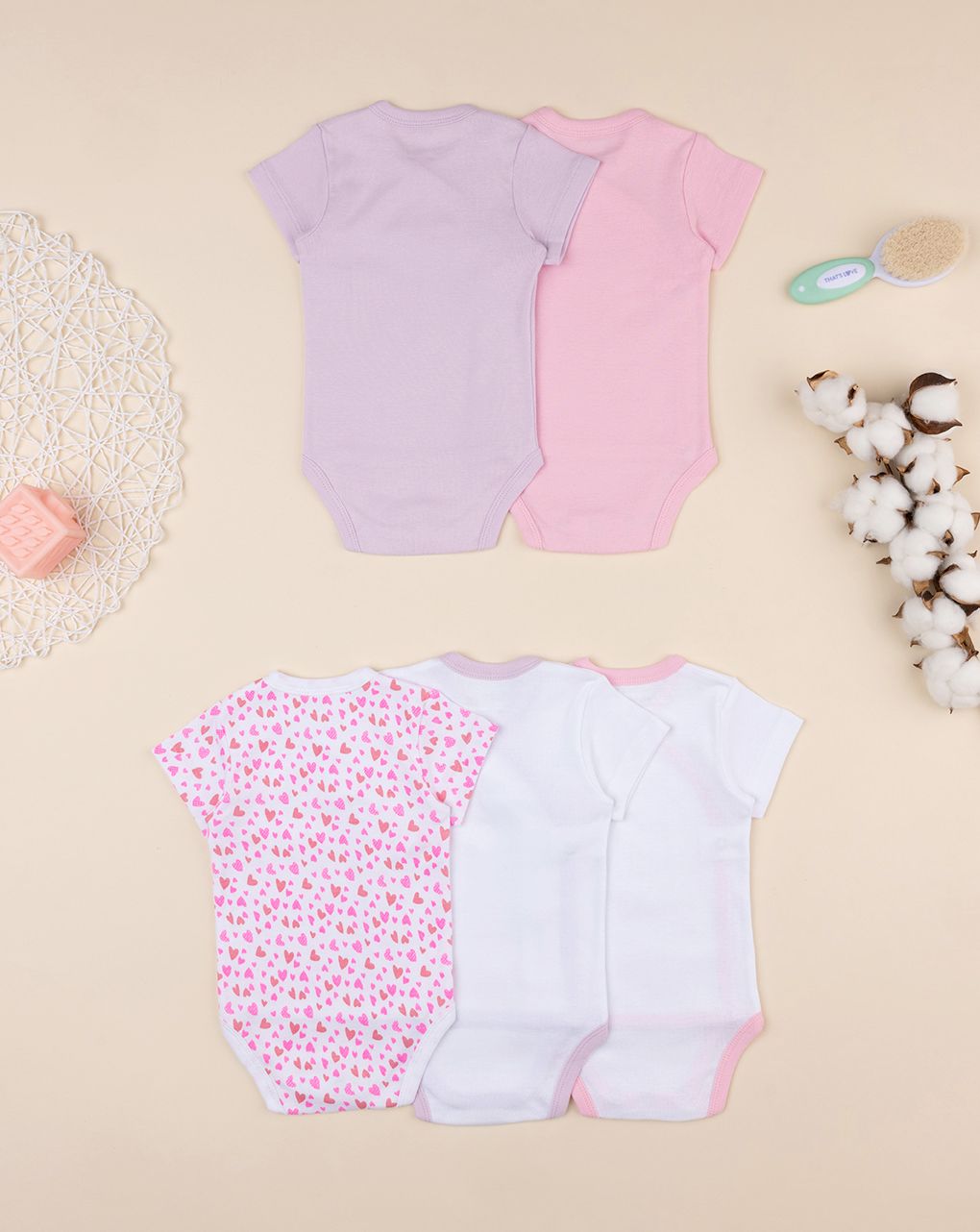 Pack 5 body bimba incrociati