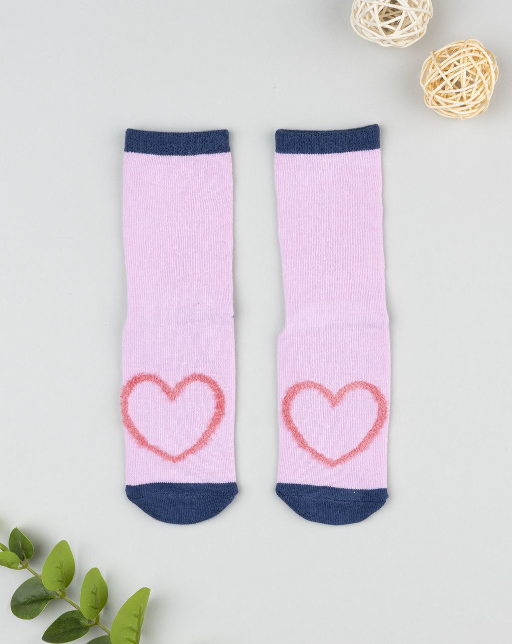 Antiscivolo bimba rosa cuori
