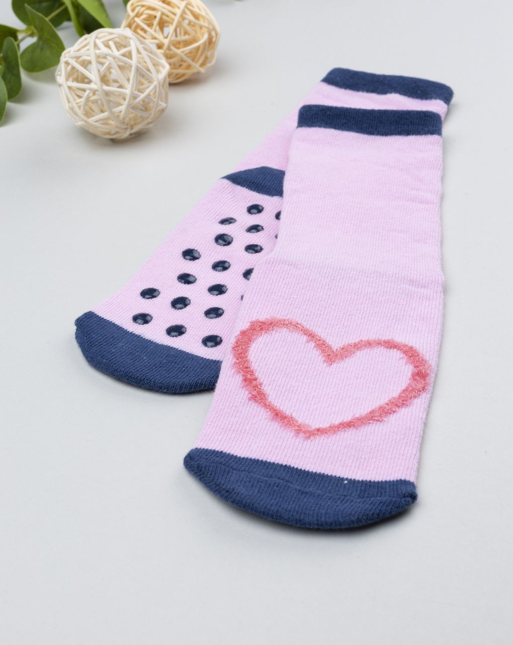 Antiscivolo bimba rosa cuori