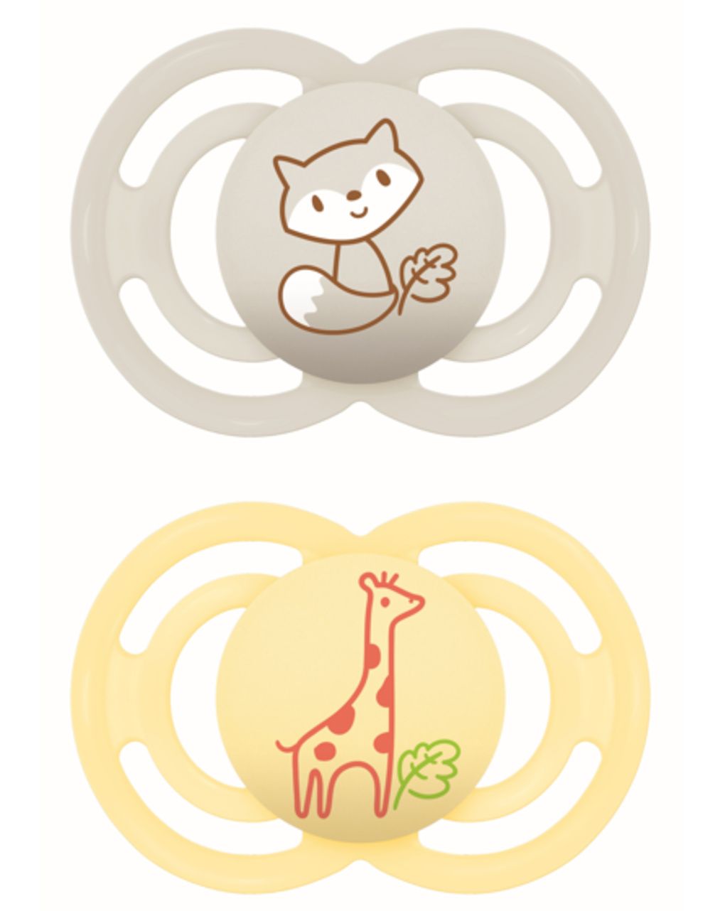 Succhietto perfect confezione doppia 16+ mesi con porta ciuccio - neutro -  mam