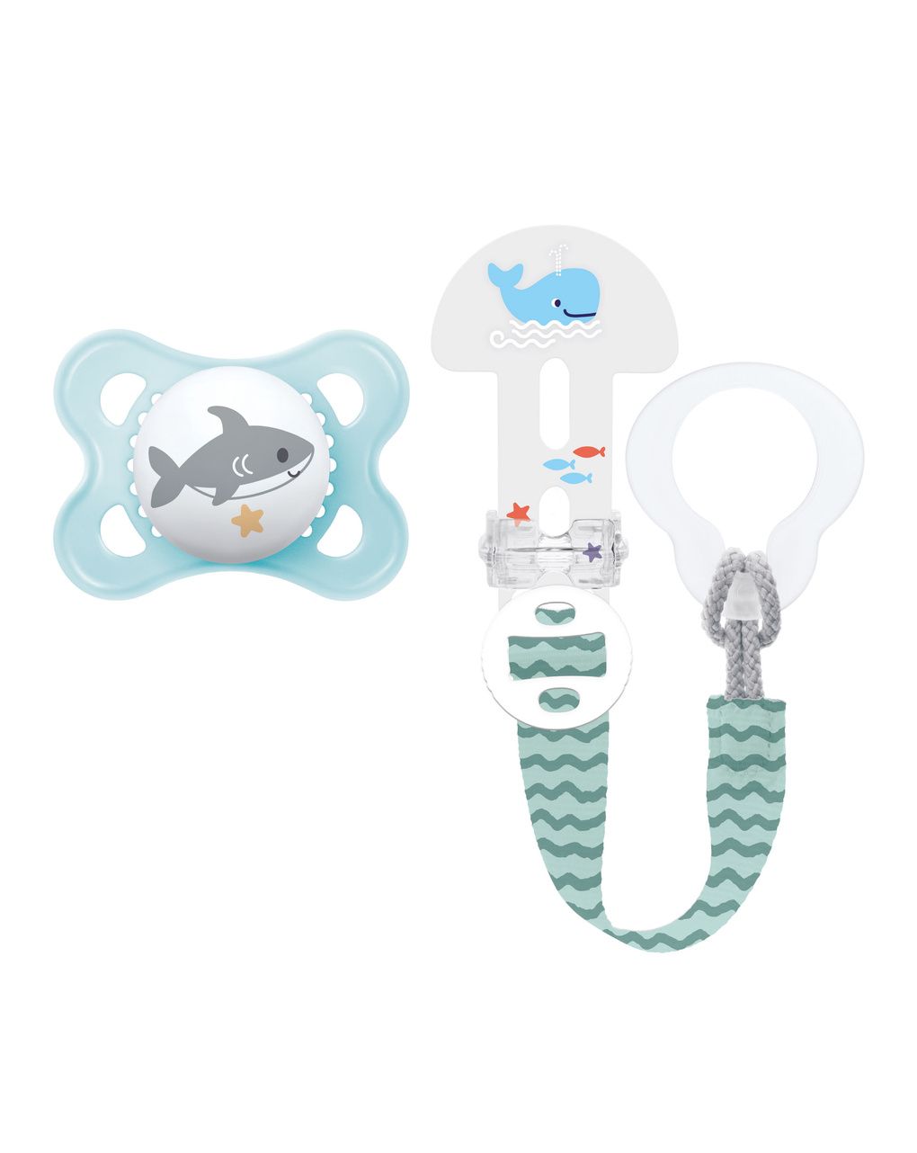 Combi pack succhietto original 2-6 mesi + clip it! colori assortiti - mam