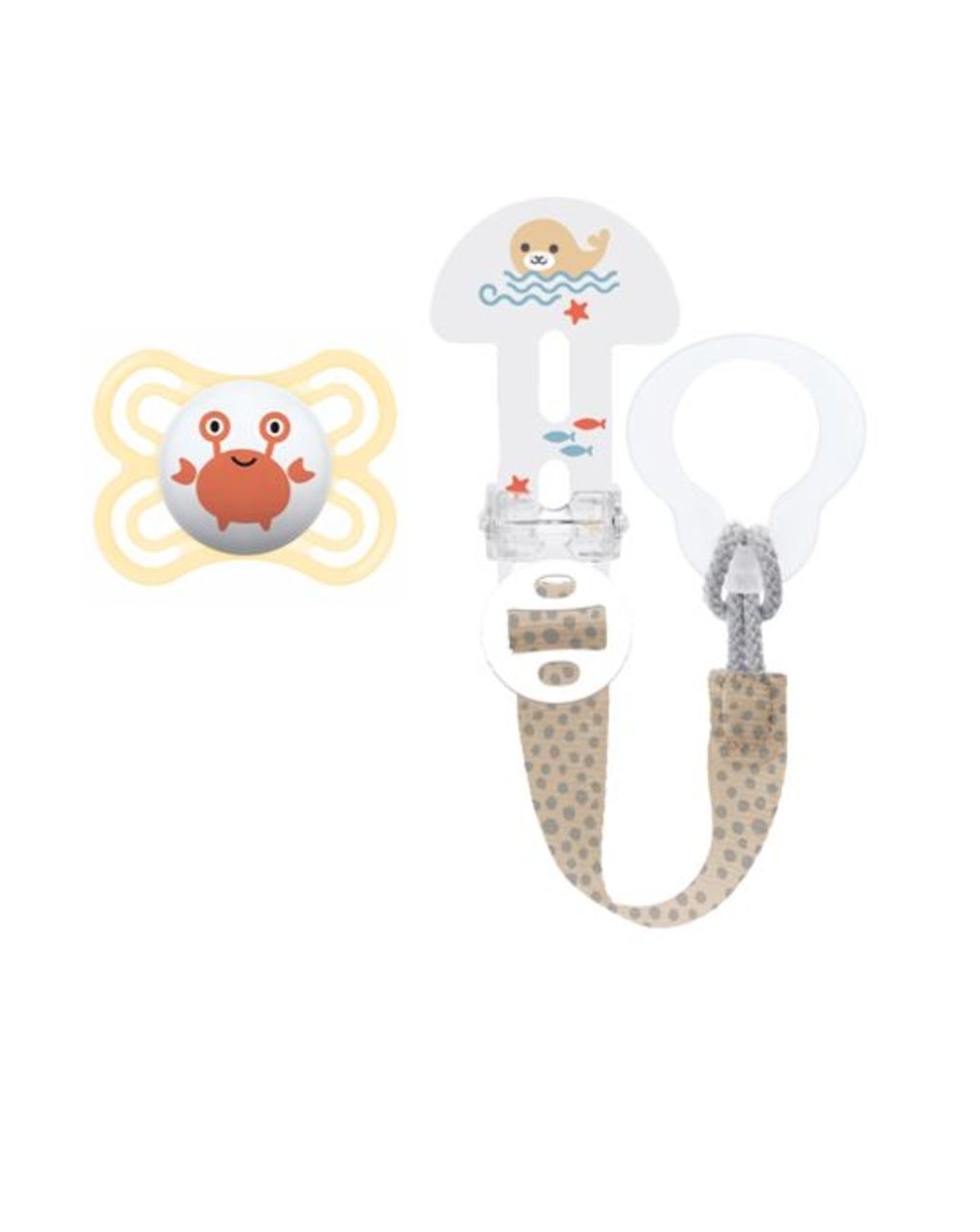 Combi pack succhietto perfect 2-6 mesi + clip it! colori assortiti - mam