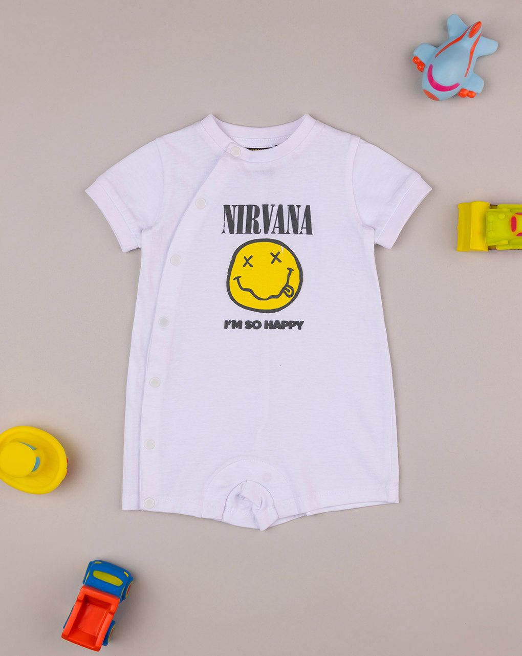 Tutina corta neonato "nirvana"