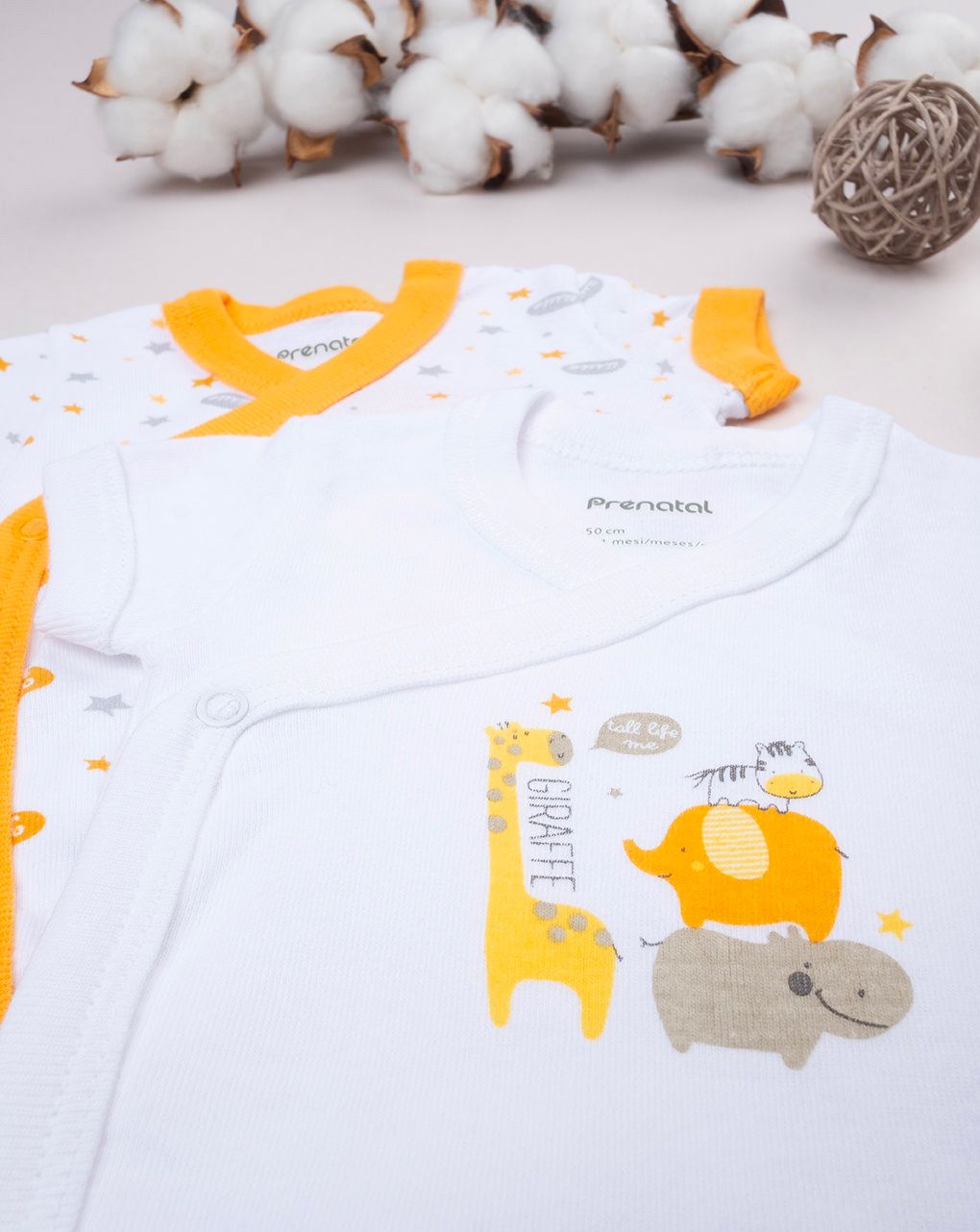 Pack 2 body neonato "animaletti"