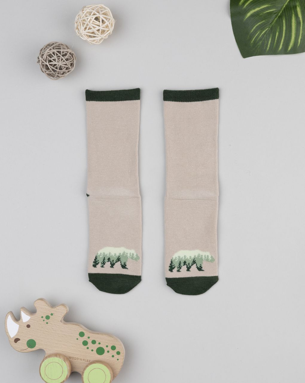 Antiscivolo bimbo marrone orso polare