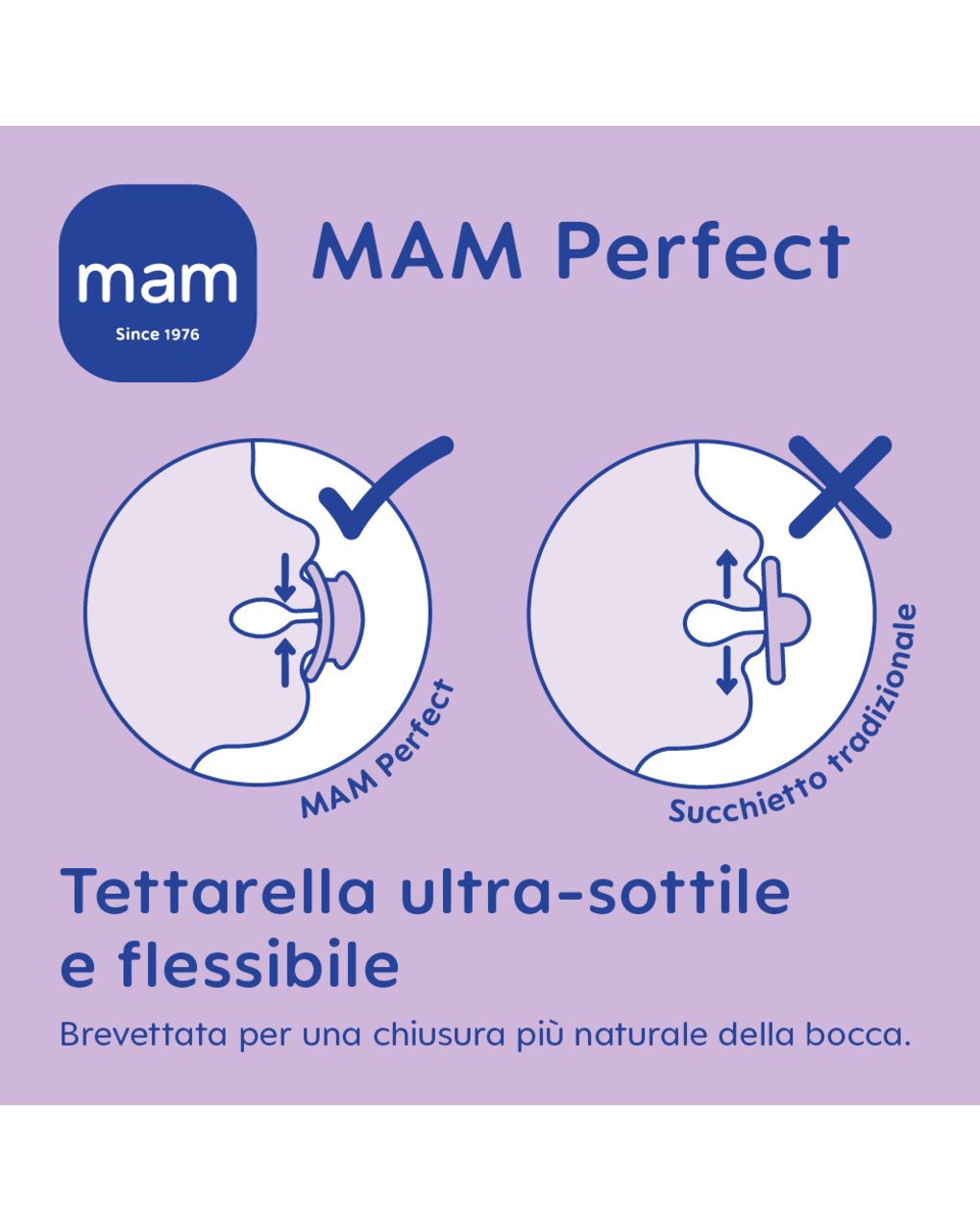 Combi pack succhietto perfect 2-6 mesi + clip it! colori assortiti - mam