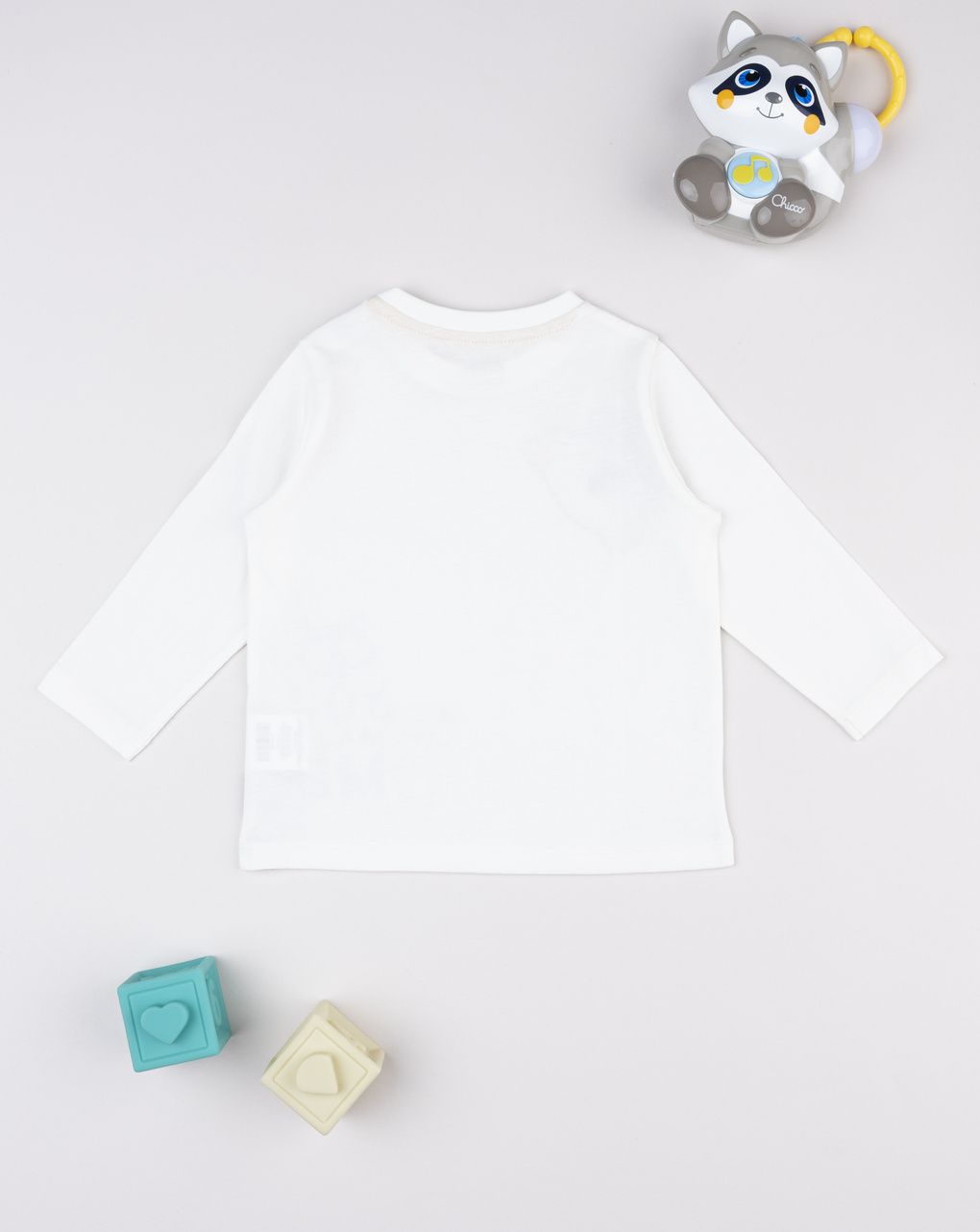 T-shirt bimbo bianca stampa "you make me happy"