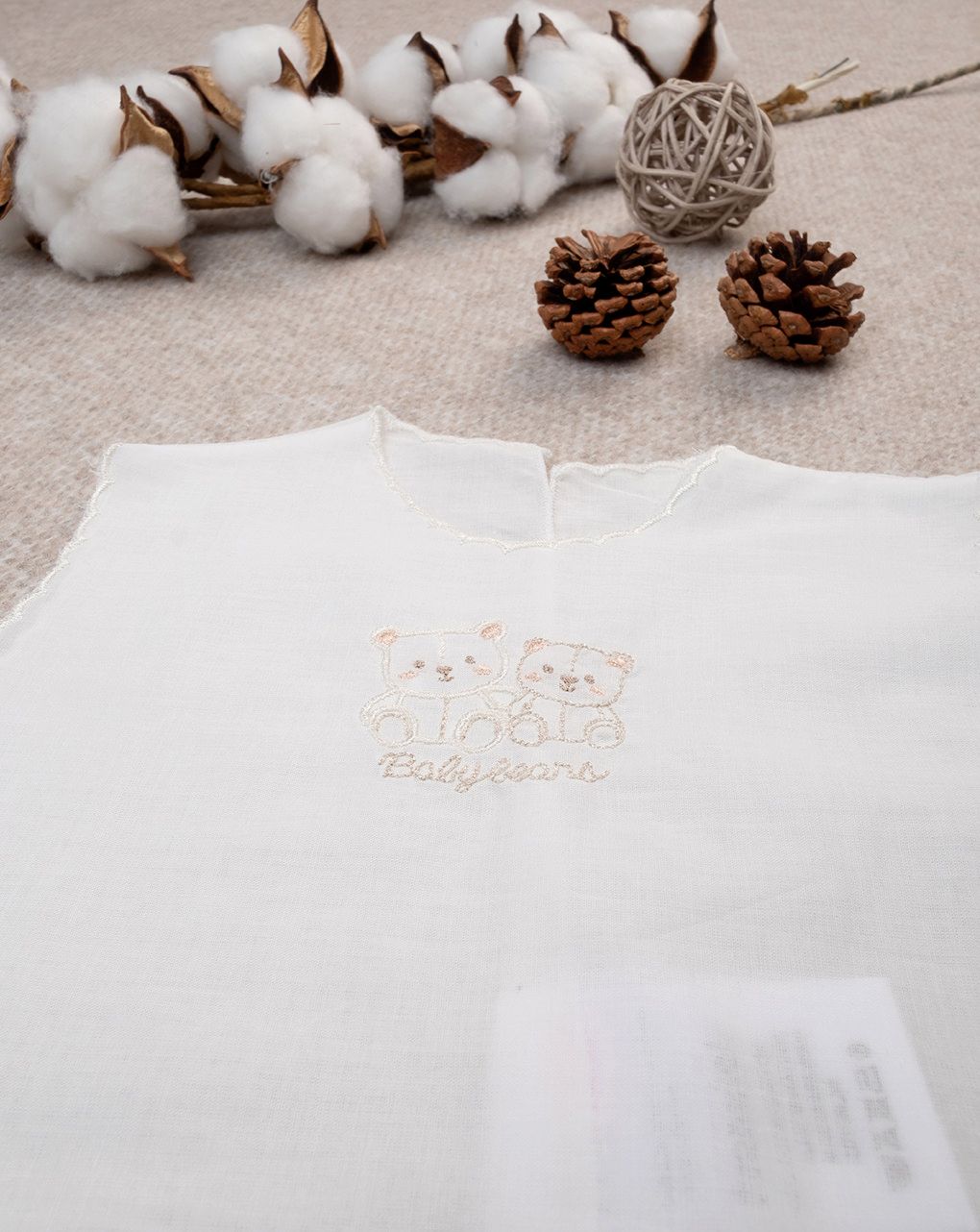 Camicino in mussola unisex