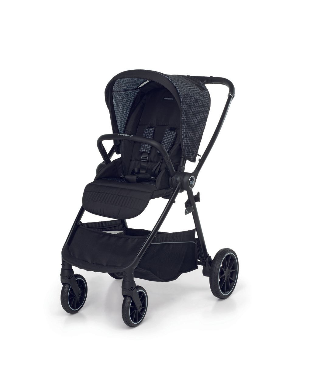 Trio divo chic + seggiolino rek black + adattatore - foppapedretti