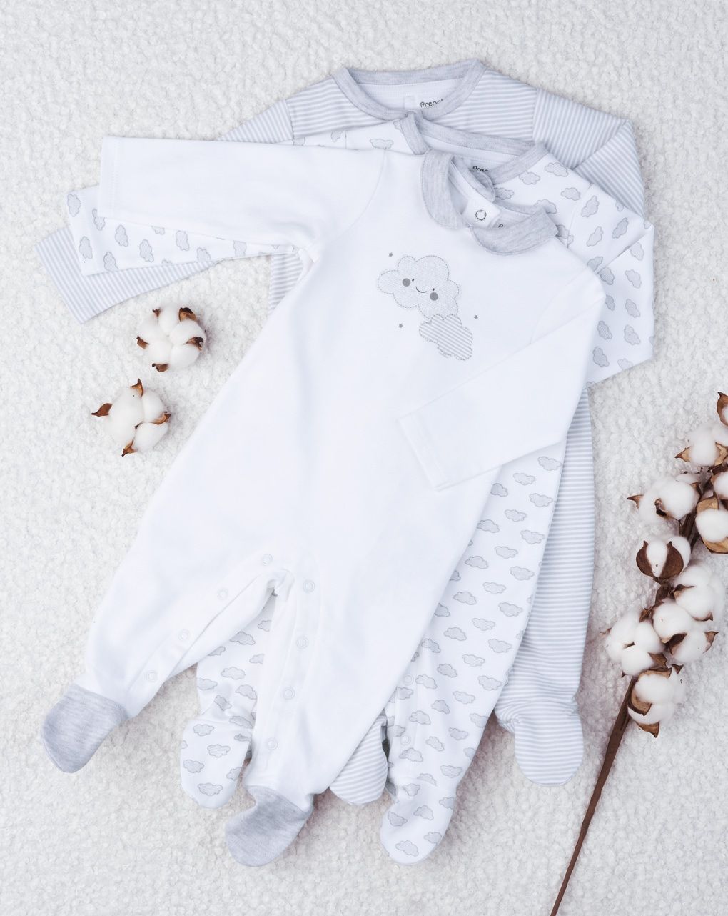 Pack 3 tutine unisex "grey"