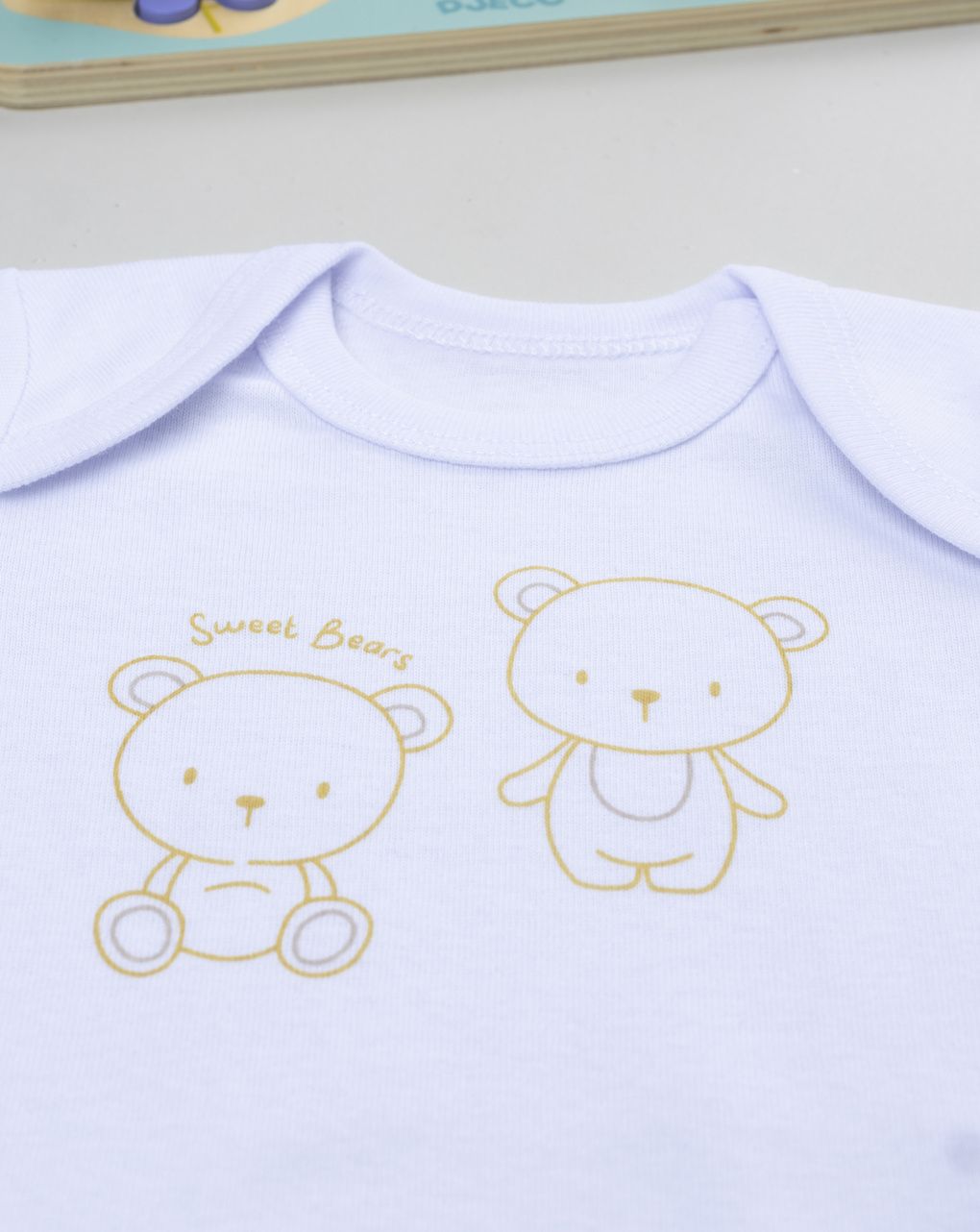 Body costina bimbo bianco orsi