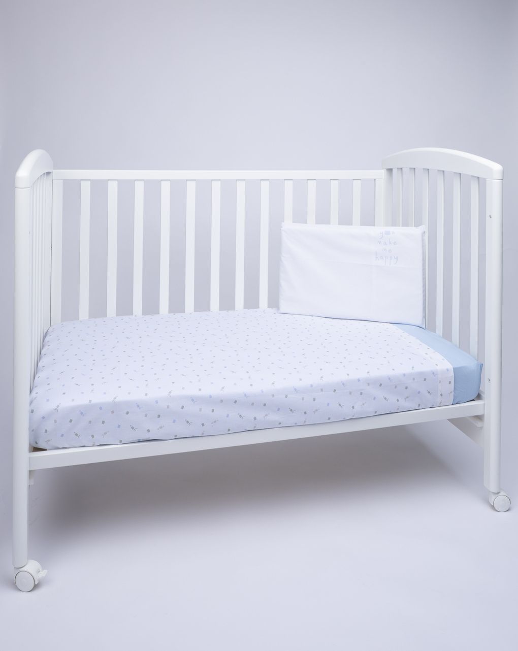 Completo lettino 3 pezzi "you make me happy"