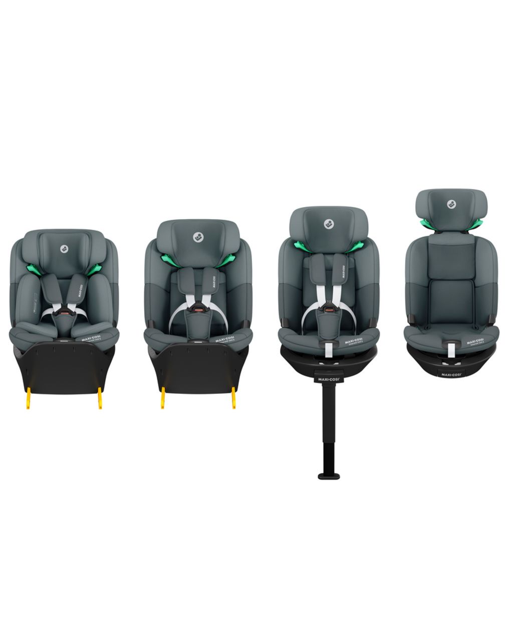Seggiolino auto emerald 360 s i-size (40-150 cm) tonal graphite - maxi cosi