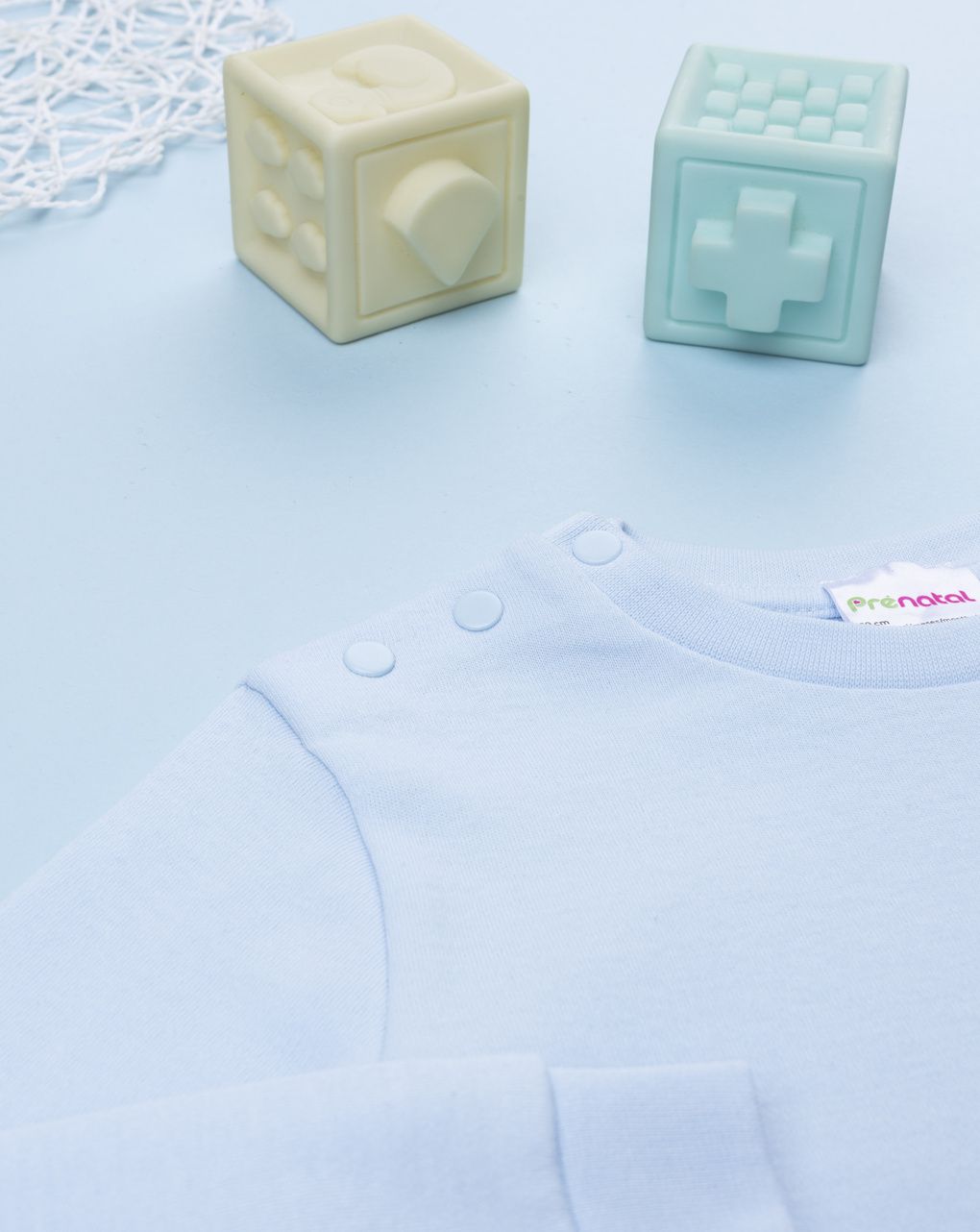 Pigiama bimbo azzurro animaletti