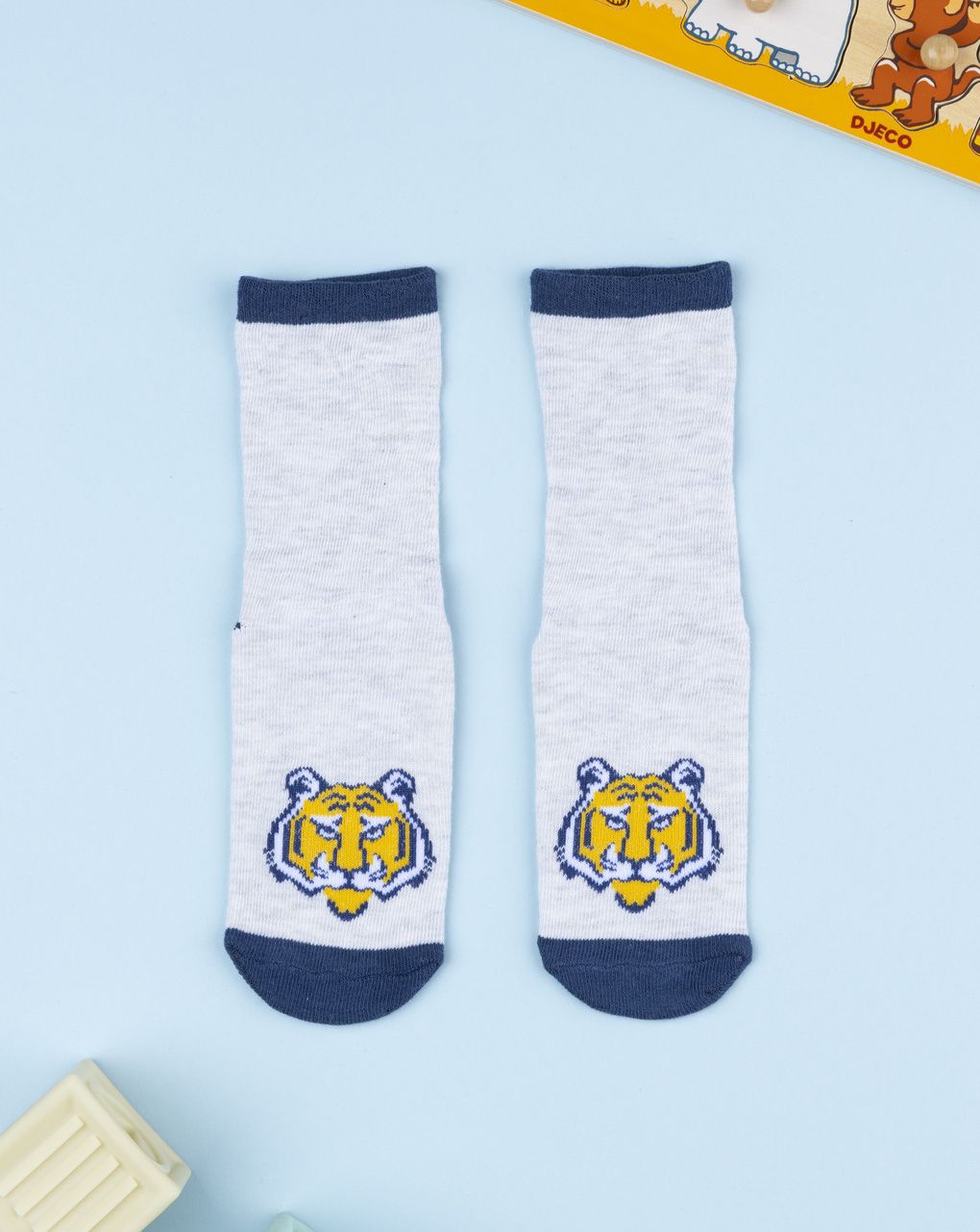 Antiscivolo bimbo grigio tigre