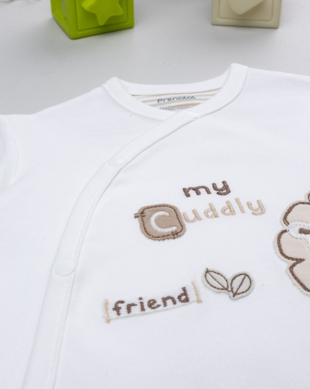 Completo bimbo bianco/beige lion