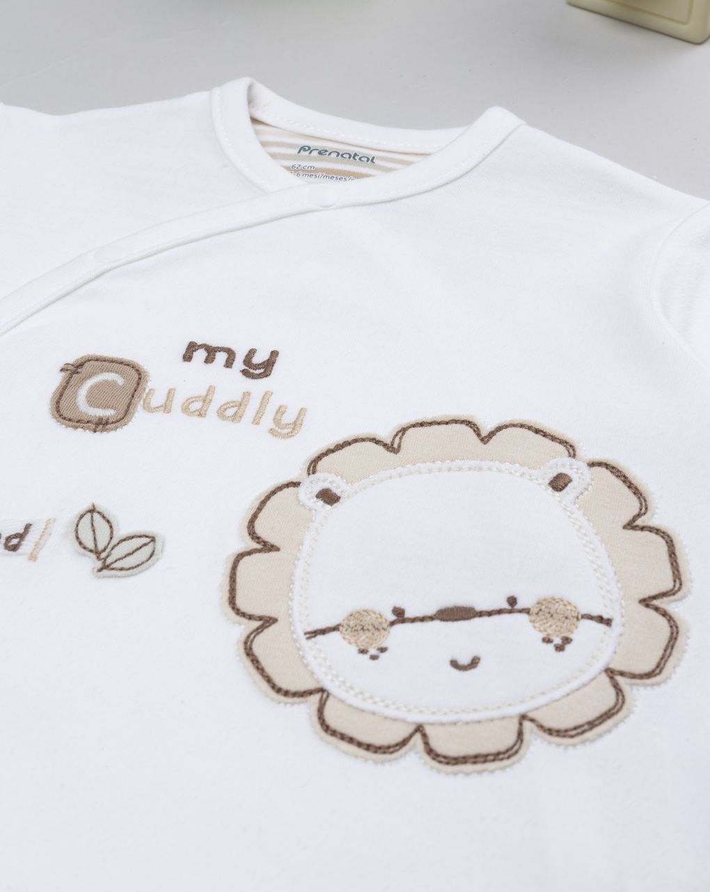 Completo bimbo bianco/beige lion