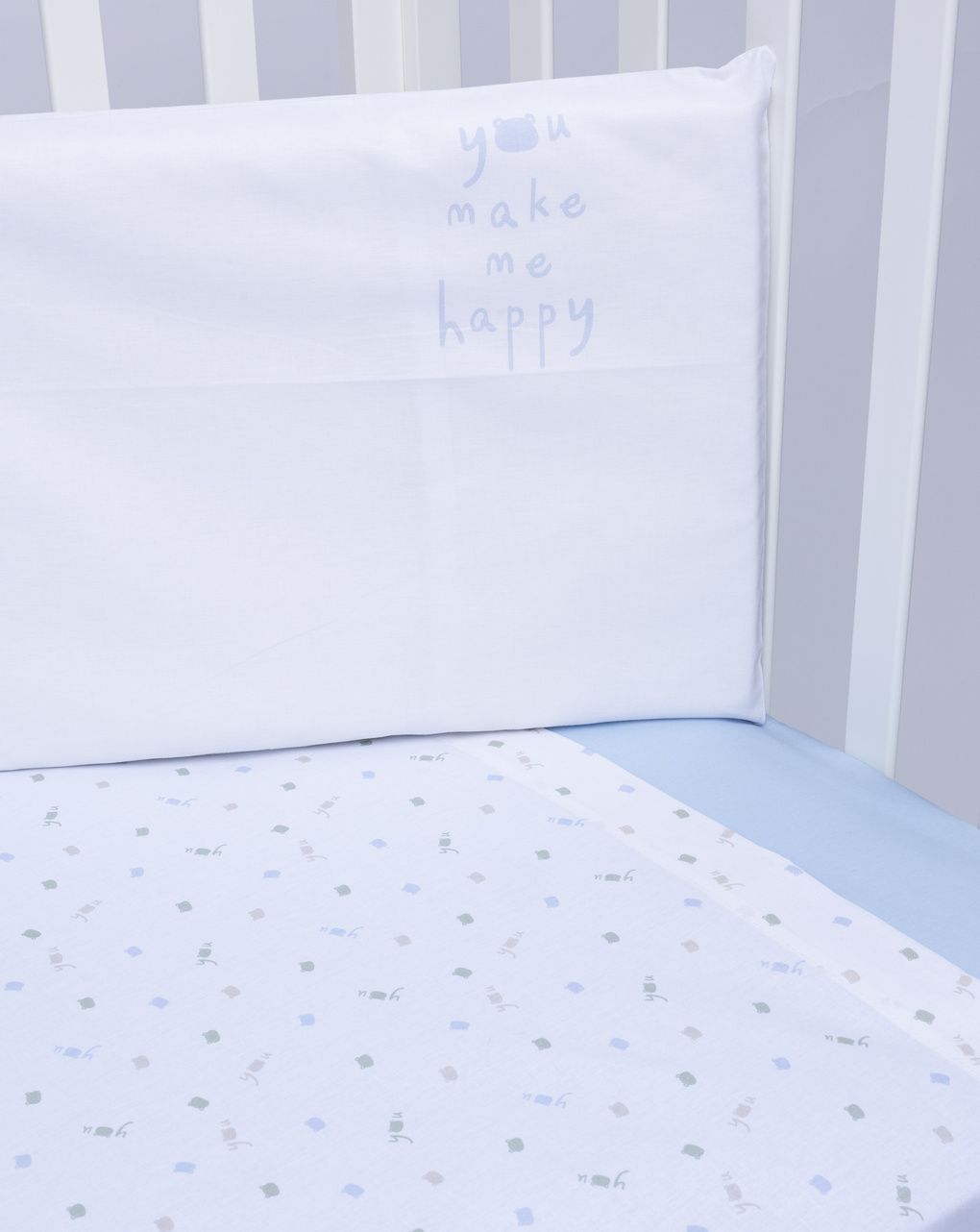 Completo lettino 3 pezzi "you make me happy"