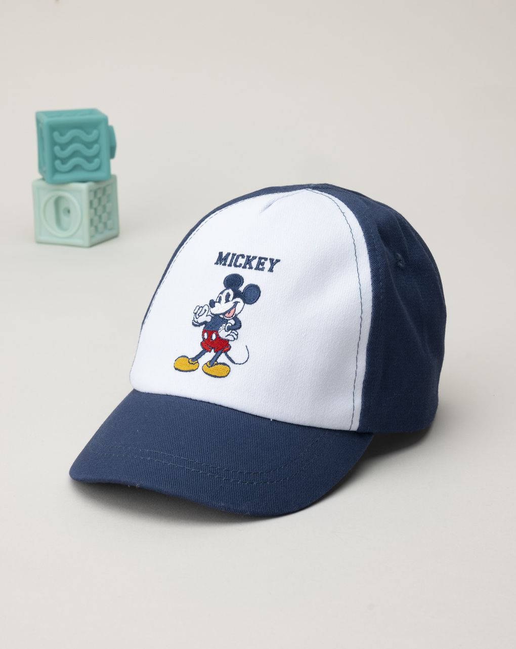 Cappello bambino disney topolino bianco/blu