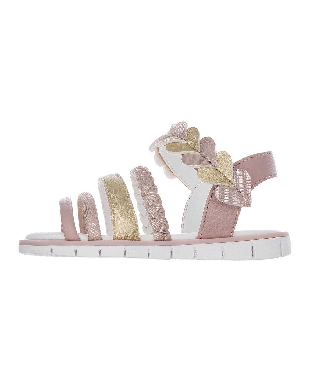 Sandalo covery chicco bimba rosa e oro