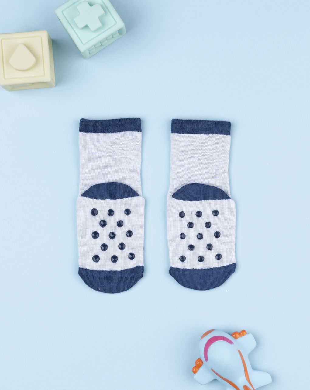 Antiscivolo bimbo grigi hockey