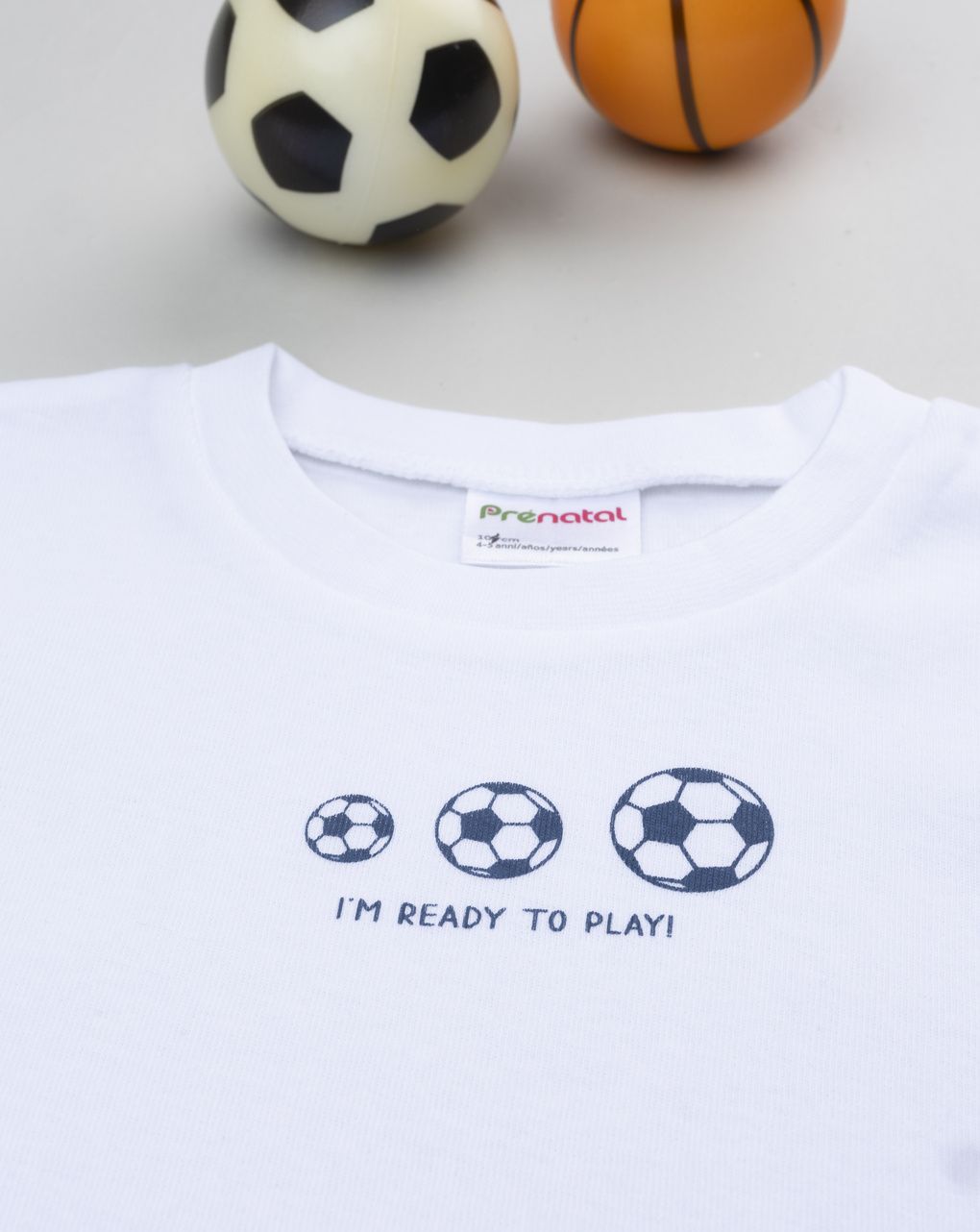 T-shirt bimbo calcio maniche corte