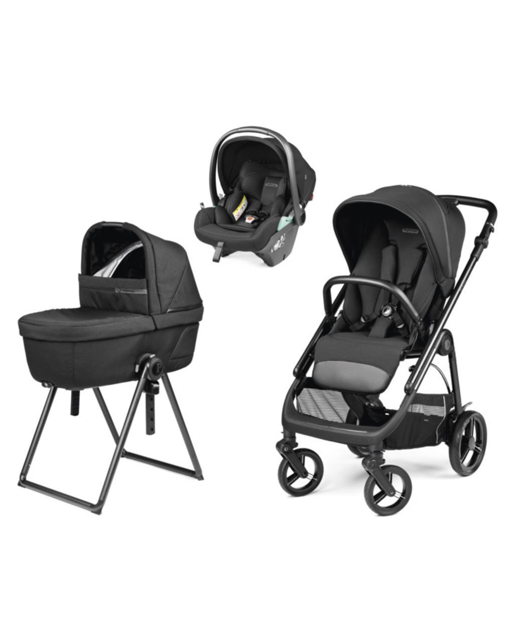 Trio veloce belvedere lounge - true black - peg perego
