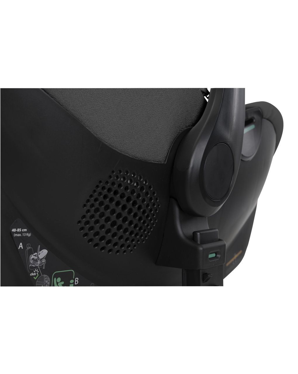 Seggiolino auto kory plus 2025 black satin 40-87cm - chicco