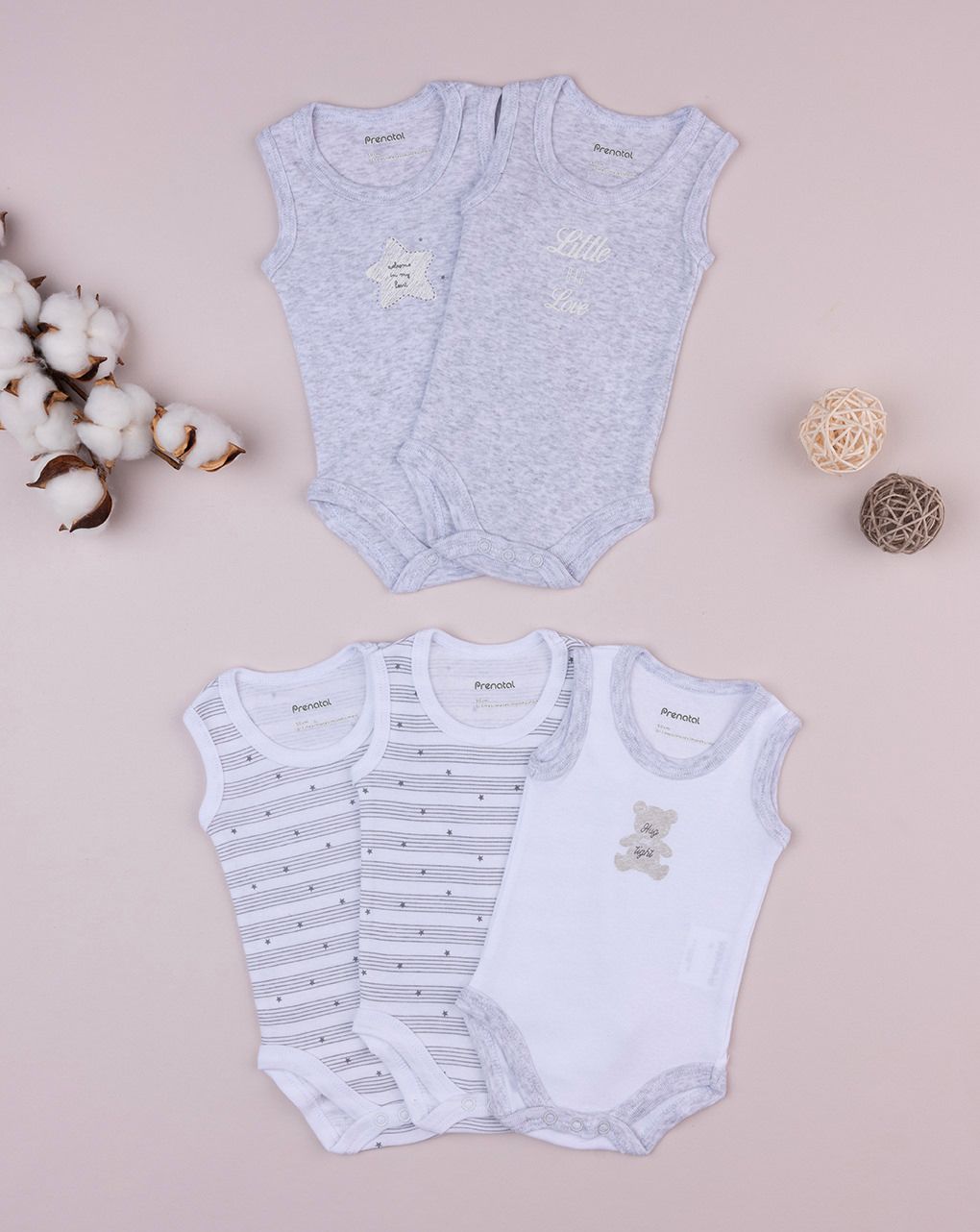 Pack 5 body smanicati