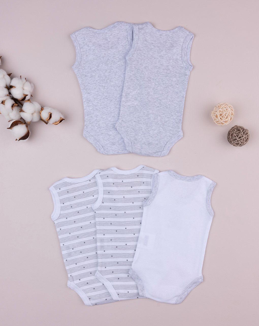 Pack 5 body smanicati