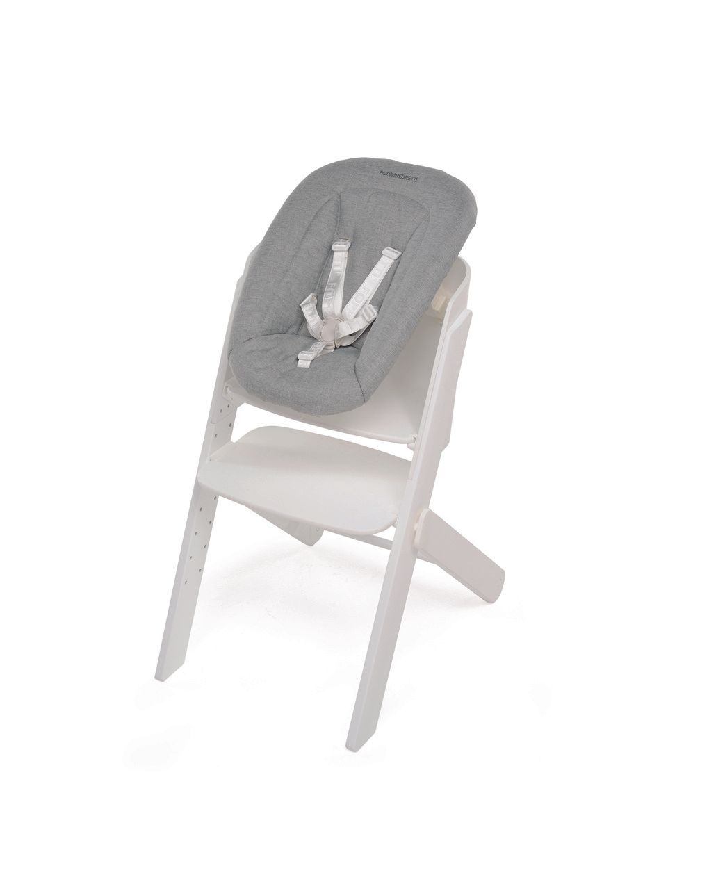 Sdraietta mignon per sedia evolutiva stile e tiramisù  grey melange - foppapedretti