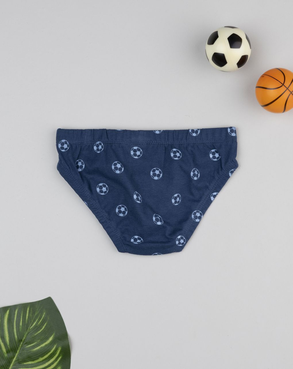Slip bimbo blu calcio