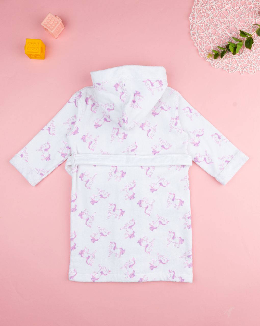 Accappatoio bimba unicorni