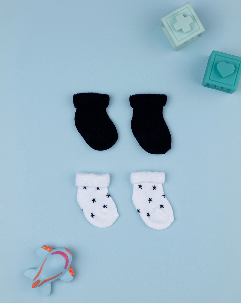 Pack x2 calze corte in spugna