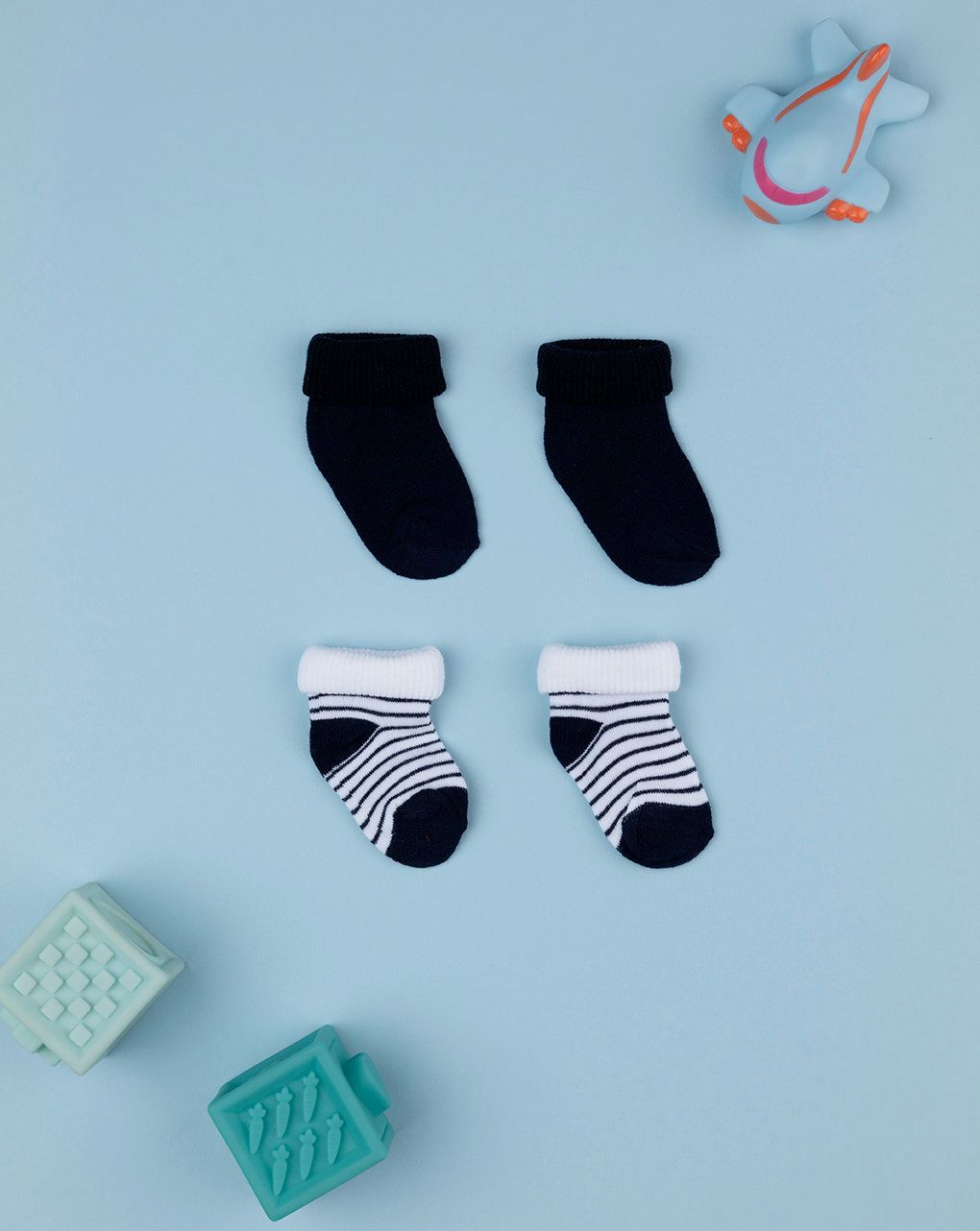 Pack x2 calze corte in cotone