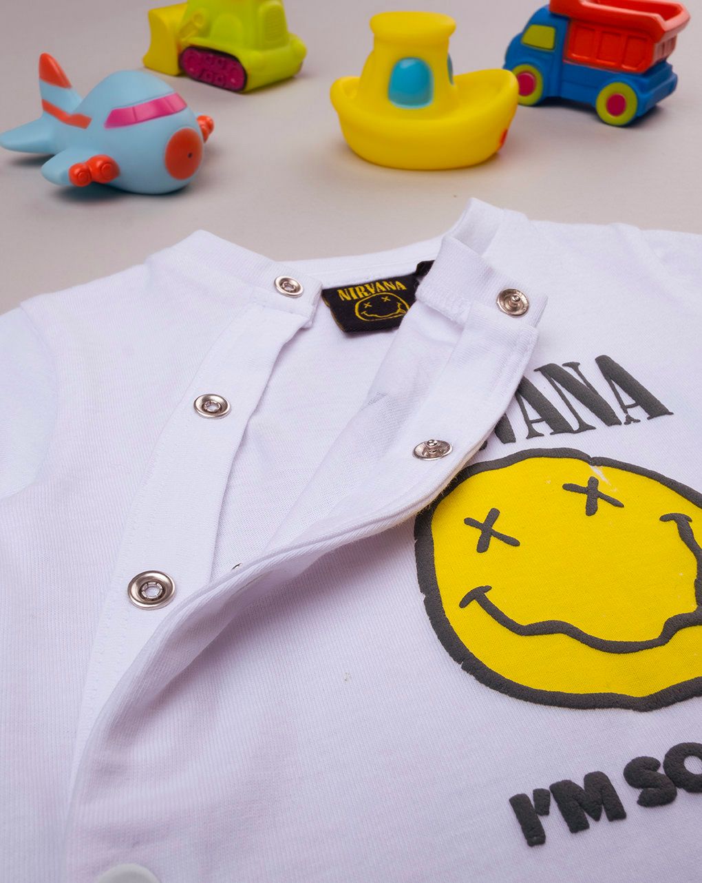 Tutina corta neonato "nirvana"