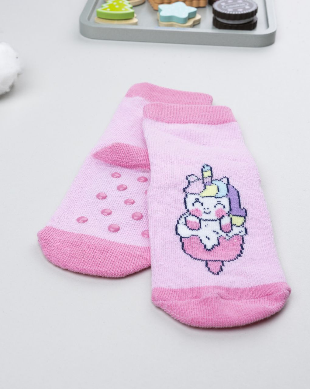Antiscivolo bimba rosa unicorno