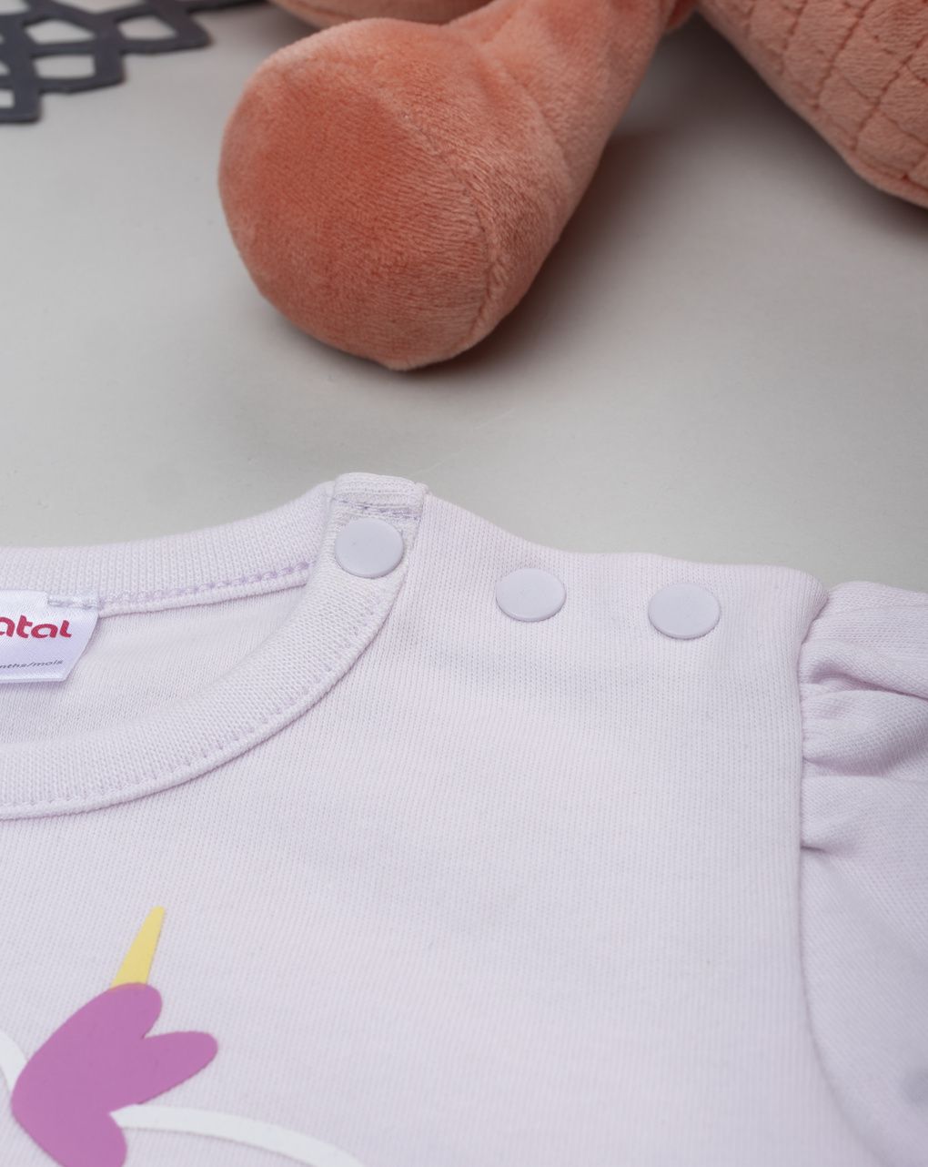 Pigiama lungo bimba rosa/blu unicorni