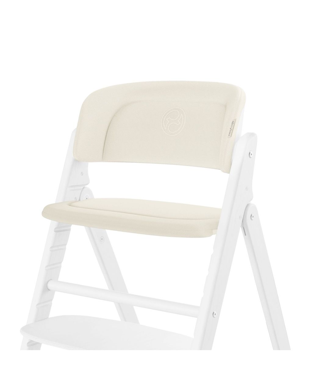 Cuscino click & fold iris inserto comfort inlay canvas white - cybex