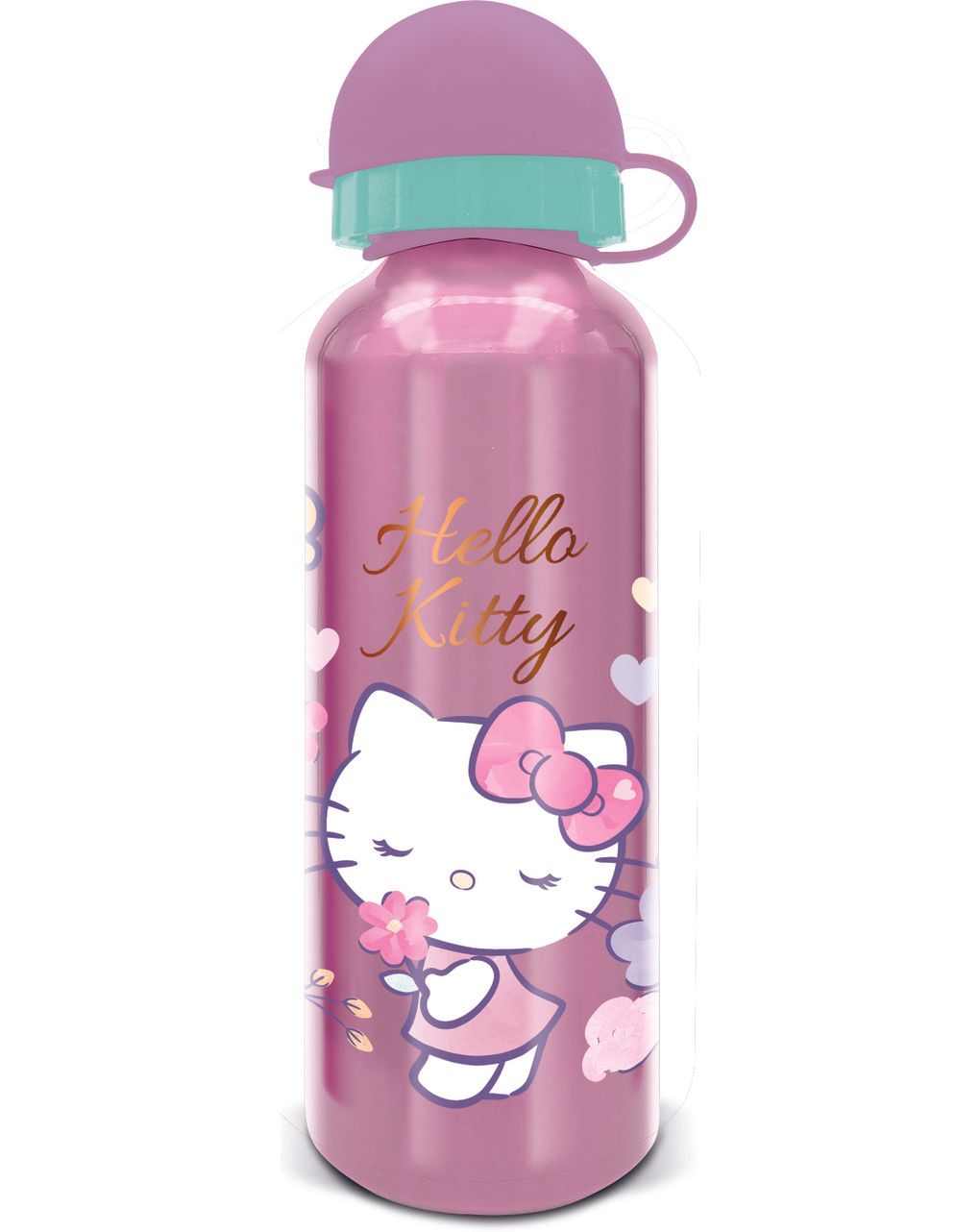 Borraccia alluminio 530 ml - hello kitty