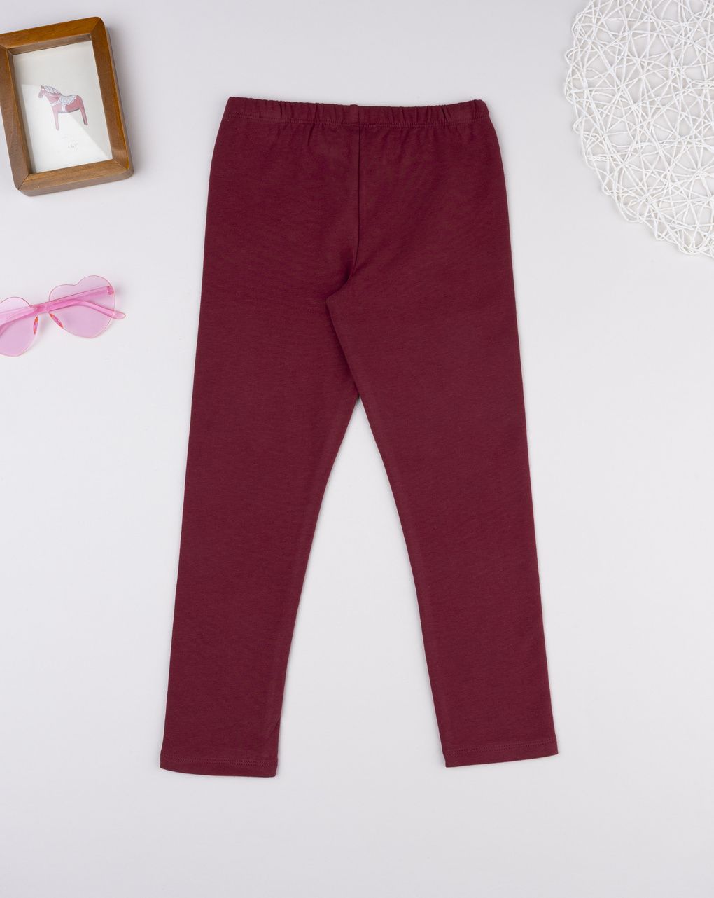 Legging bimba bordeaux