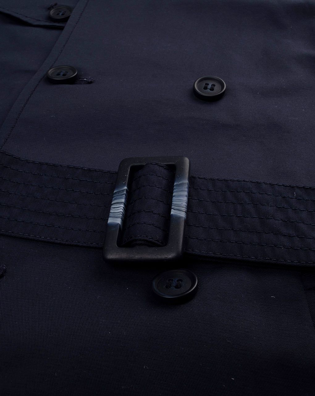 Giacca trench bimbo blu notte