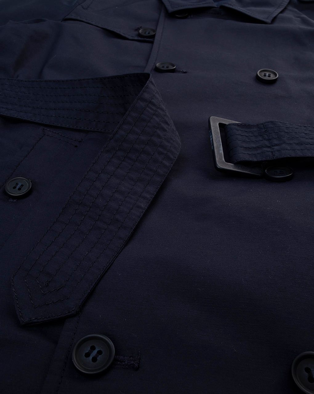 Giacca trench bimbo blu notte