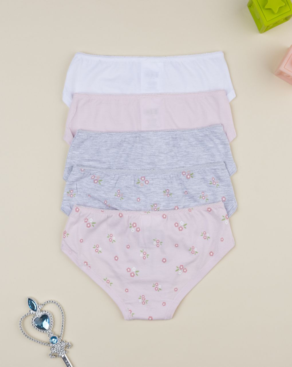 Pack 5 slip bimba lovely